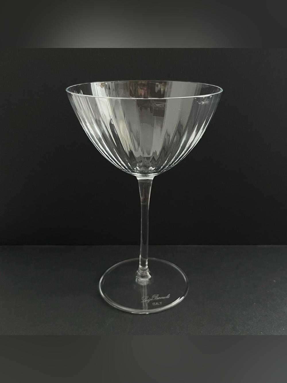 Luigi Bormioli Italy Cocktail Glass Champagne Coupe Fluted Crate & Barrel